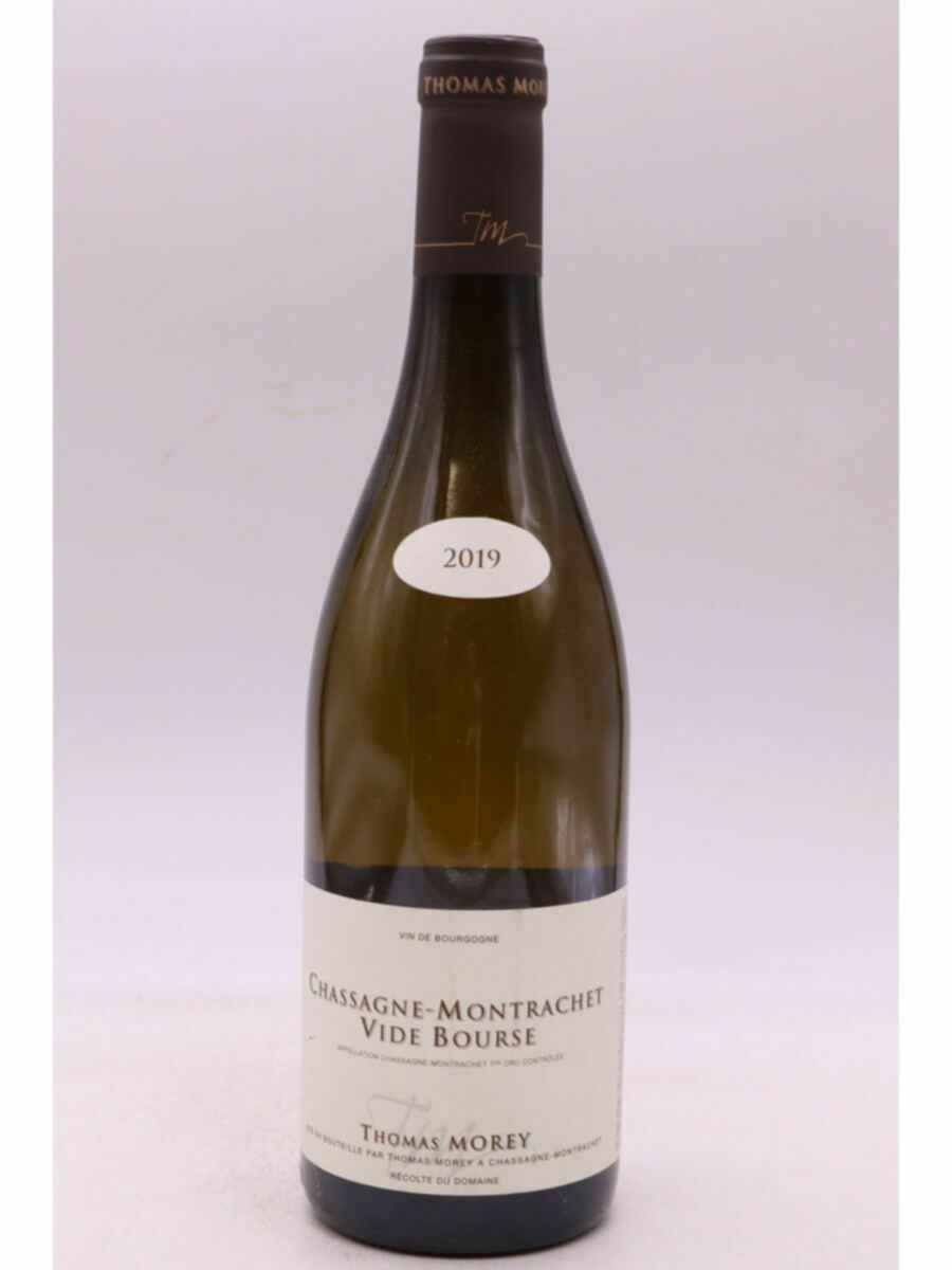 Thomas Morey Chassagne Montrachet Blanc Vide Bourse 1er Cru 2019