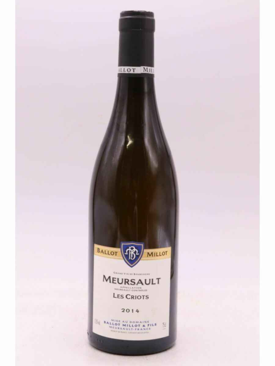 Ballot Millot Meursault Les Criots 2014