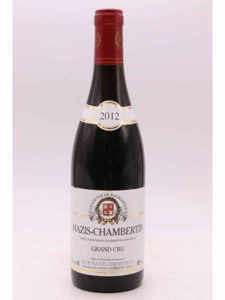 Harmand Geoffroy Mazis Chambertin Grand Cru 2012