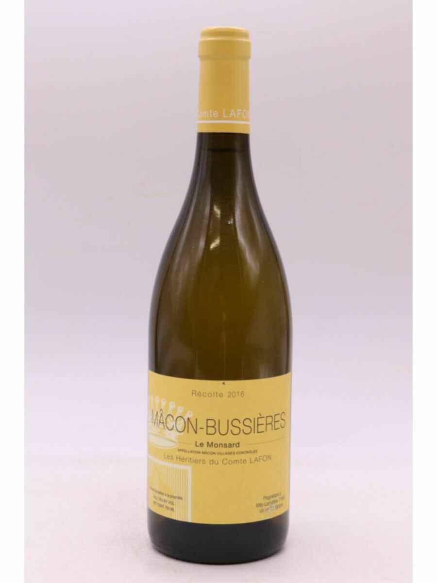 Heritiers Du Comte Lafon Macon Buissieres Monsard 2016