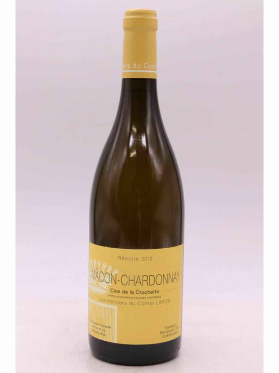 Heritiers Du Comte Lafon Macon Chardonnay Clos De La Crochette 2019