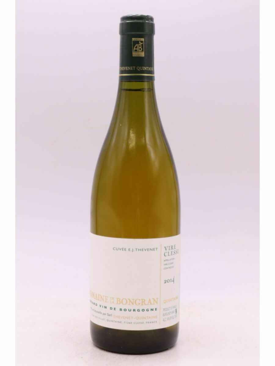 La Bongran Vire Clesse Cuvee Ej Thevenet 2014
