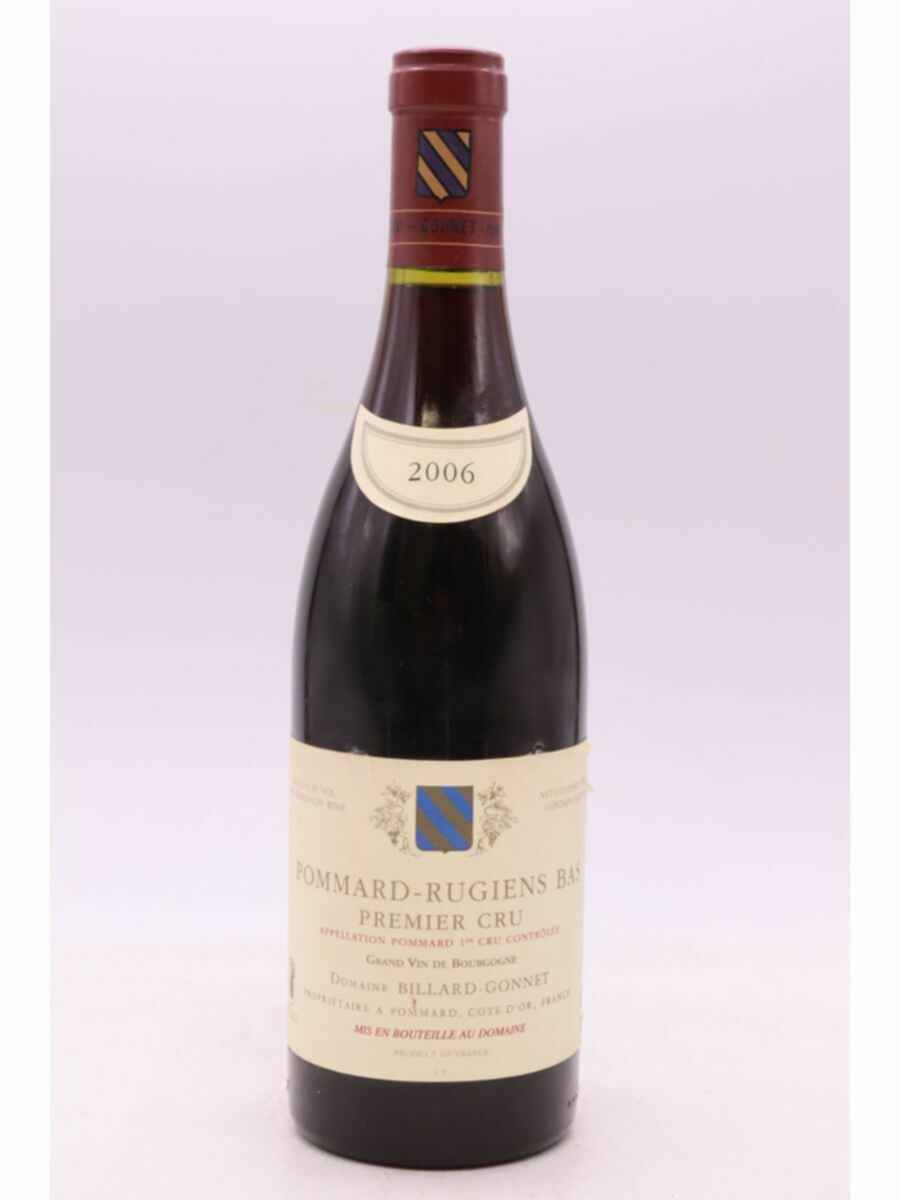 Billard Gonnet Pommard Rugiens Bas 1er Cru 2006
