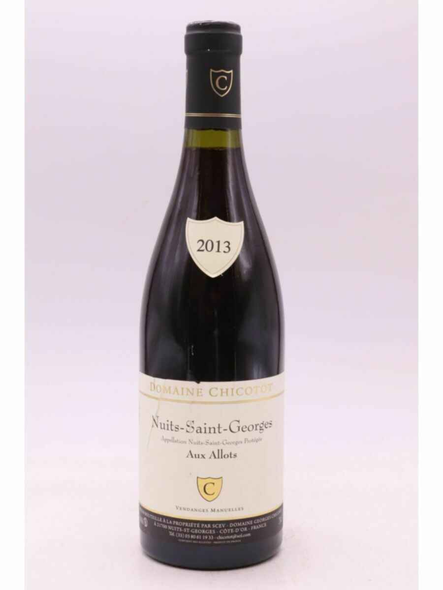 Chicotot Nuits Saint Georges Aux Alliots 2013