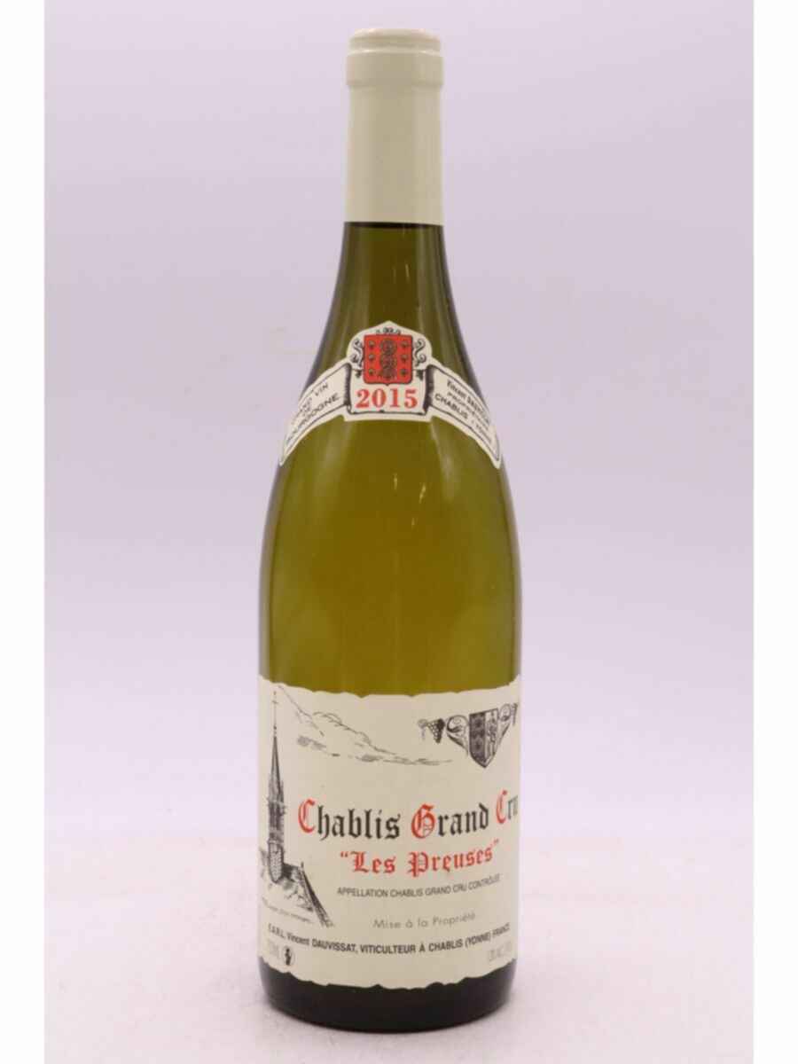 Vincent Dauvissat Chablis Les Preuses Grand Cru 2015