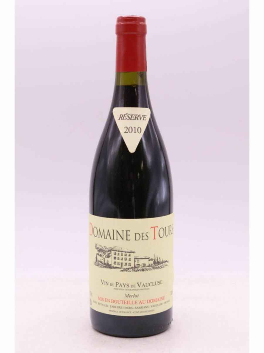 Rayas Domaine Des Tours  Vaucluse Merlot Reserve 2010