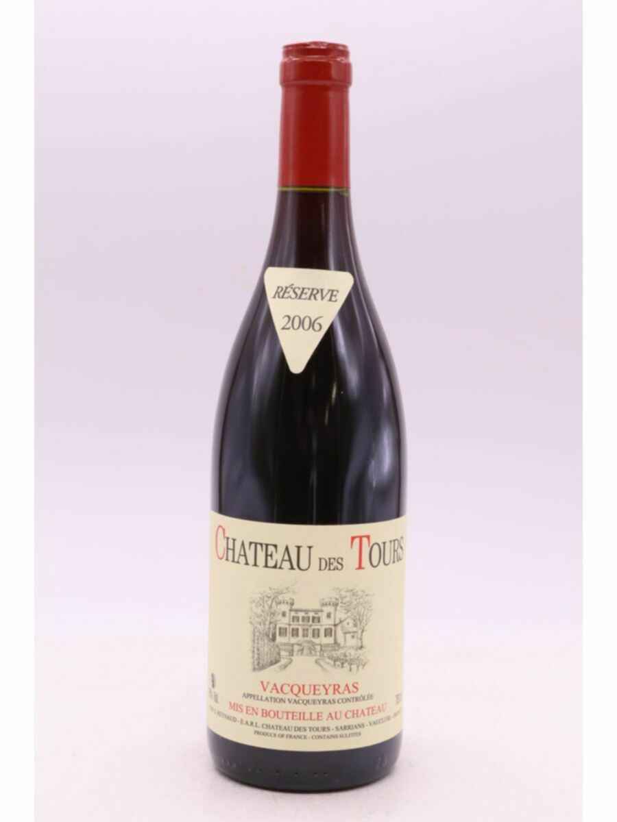 Rayas Chateau Des Tours Vacqueyras Rouge 2006