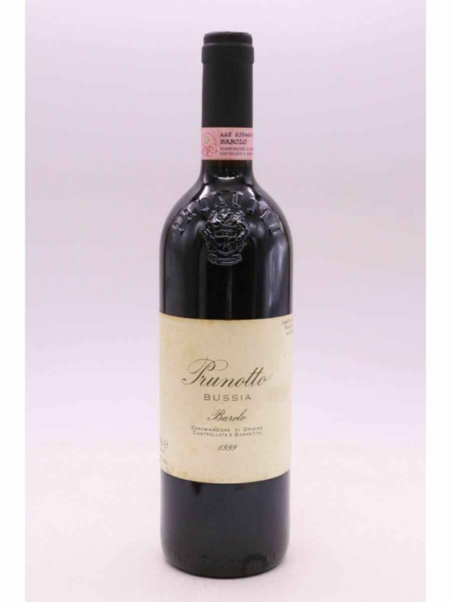 Prunotto Barolo Bussia 1999