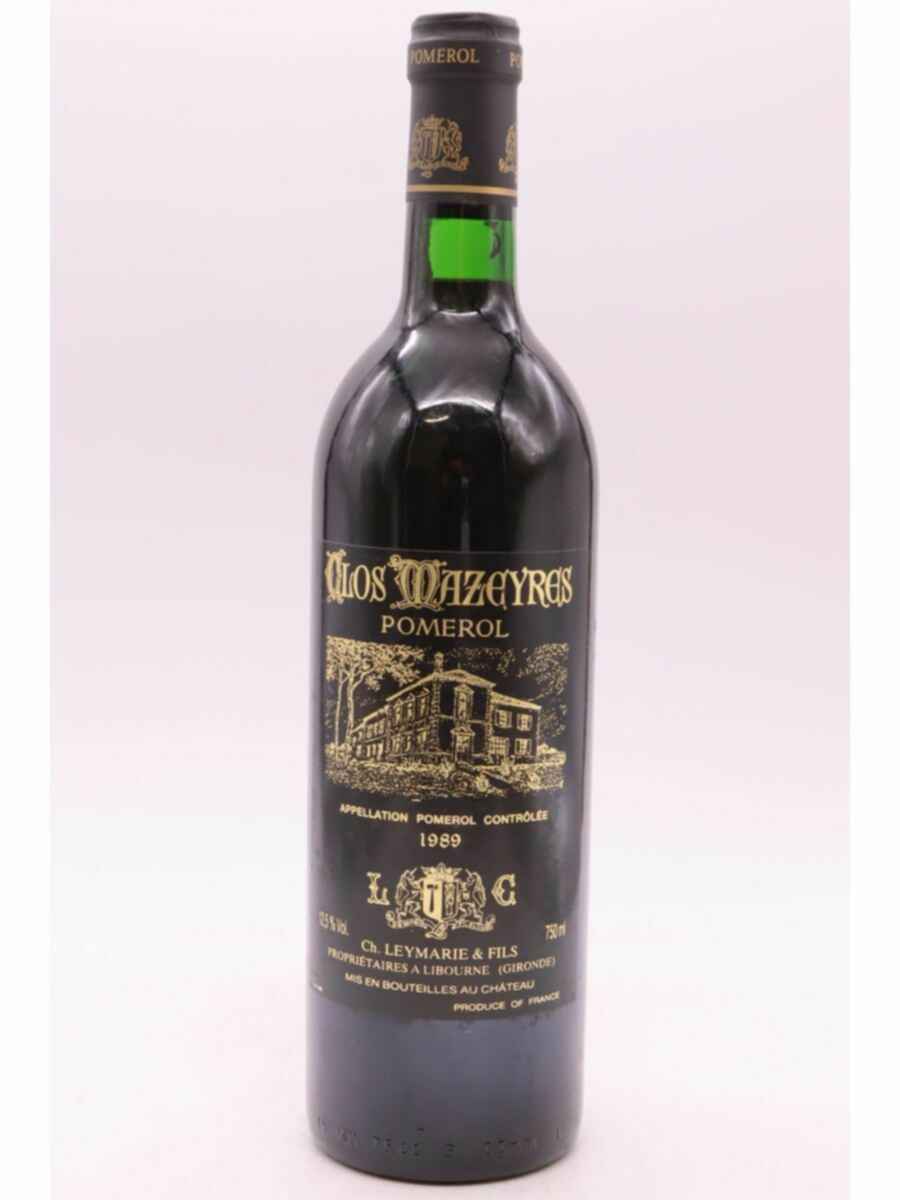Chateau Clos Mazeyres, 1989