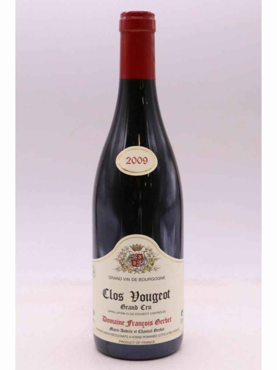François Gerbet Clos Vougeot Grand Cru, 2009