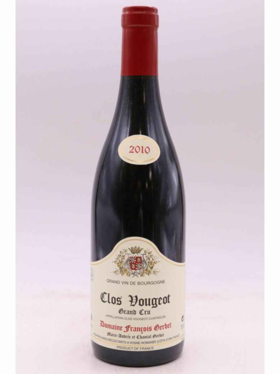 François Gerbet Clos Vougeot Grand Cru, 2010