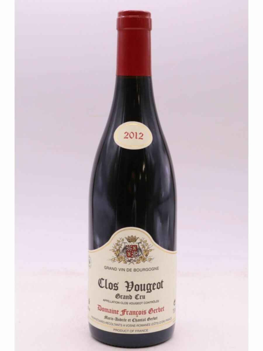 François Gerbet Clos Vougeot Grand Cru, 2012