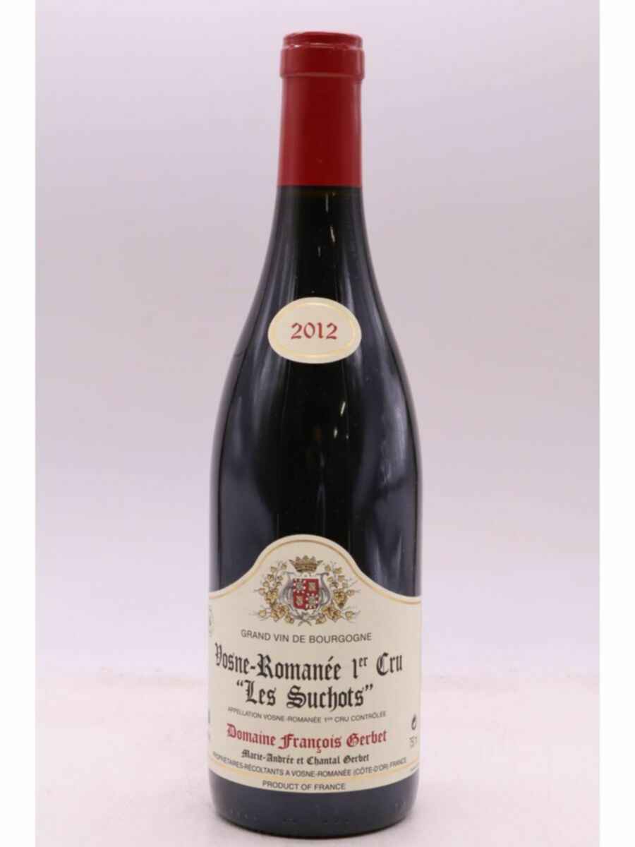 François Gerbet Vosne Romanee Les Suchots 1er Cru, 2012