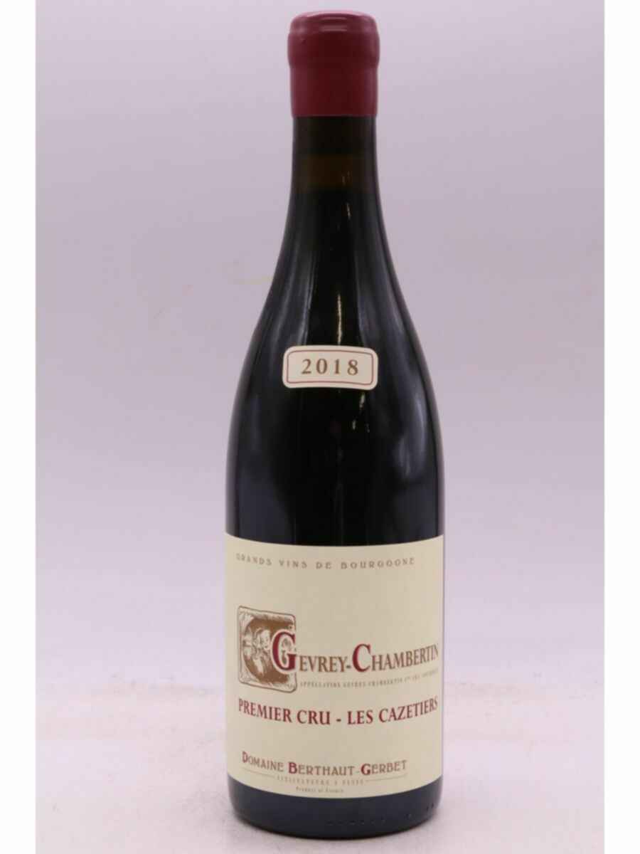 Berthaut Gerbet Gevrey Chambertin 1er Cru Les Cazetiers, 2018