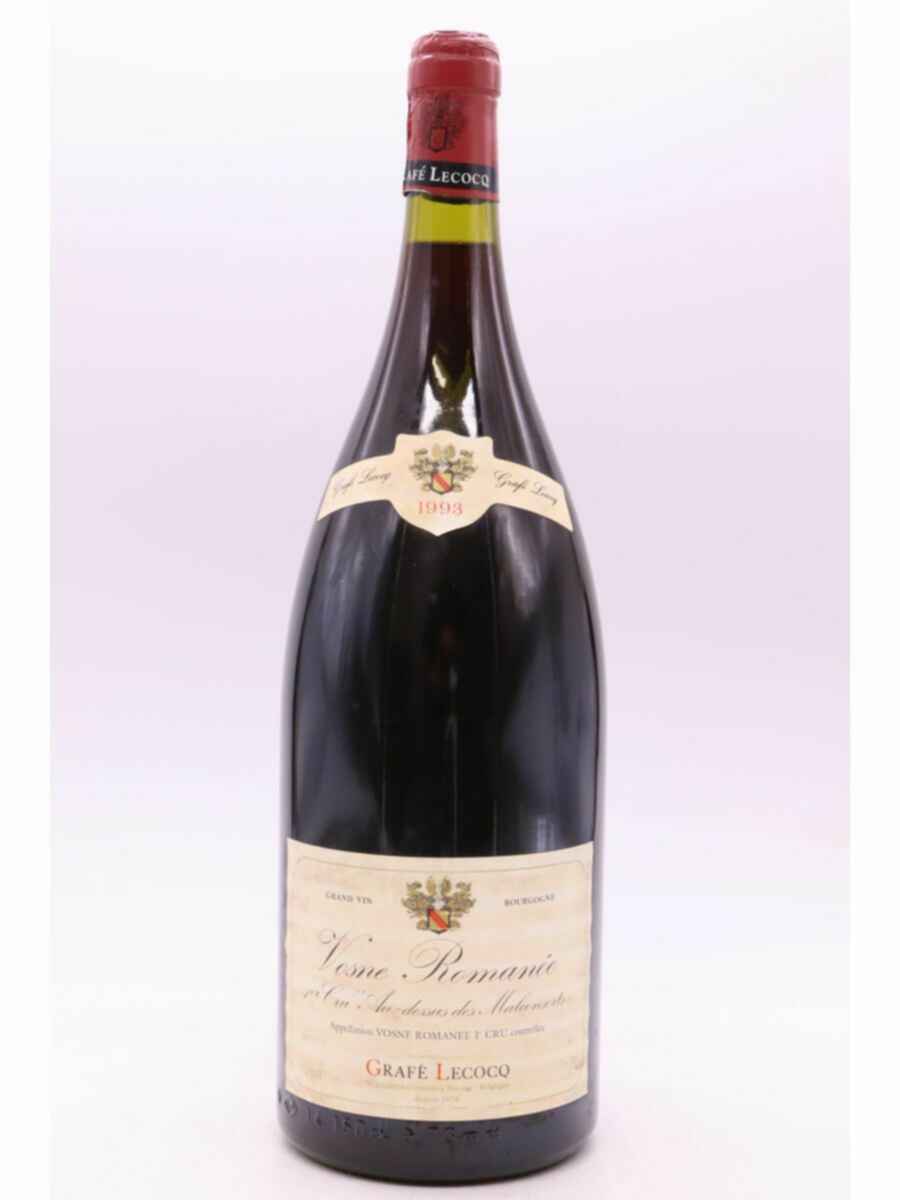 Grafe Lecocq Vosne Romanee 1er Cru Au Dessus Des Malconsorts 1993