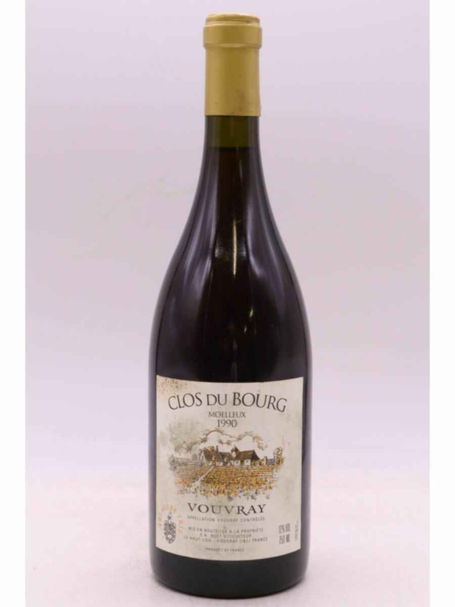 Huet Vouvray Clos Du Bourg 1er Trie Moelleux 1990