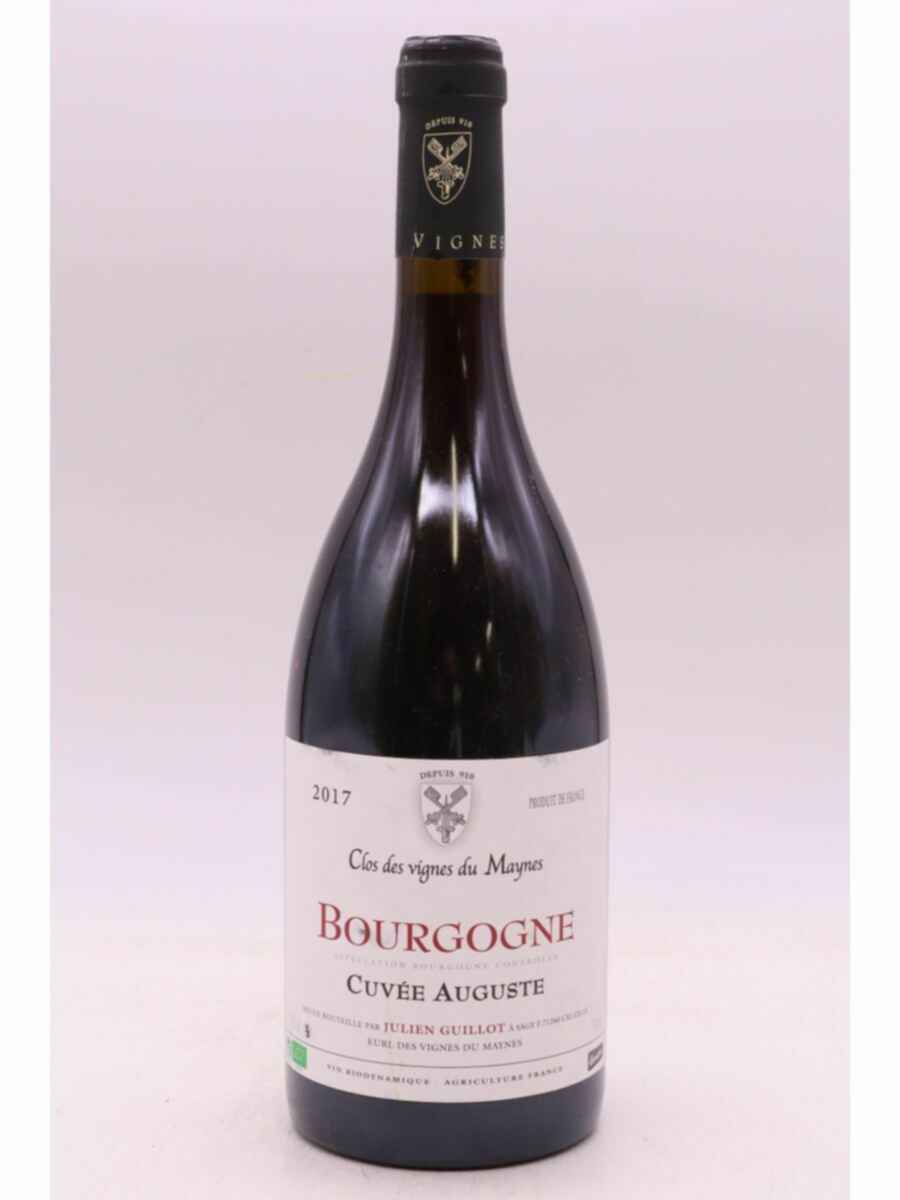 Clos Des Vignes Du Maynes Bourgogne Cuvee Auguste, 2017