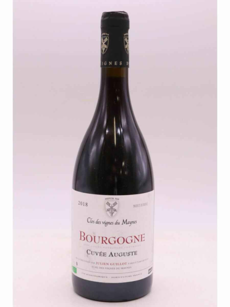 Clos Des Vignes Du Maynes Bourgogne Cuvee Auguste, 2018