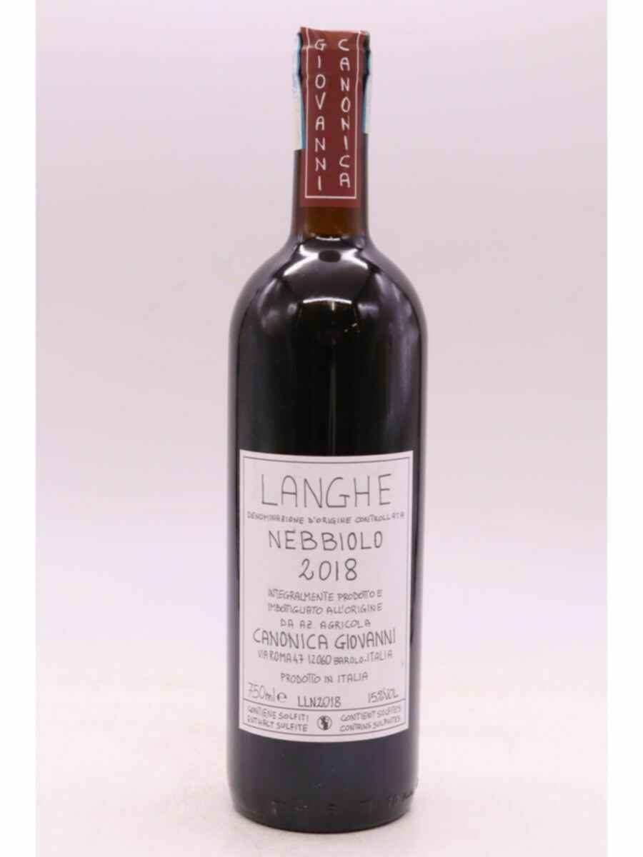 Canonica Giovanni Langhe Nebbiolo 2018