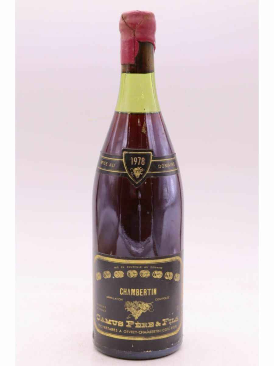 Camus Pere Et Fils Chambertin Grand Cru 1978