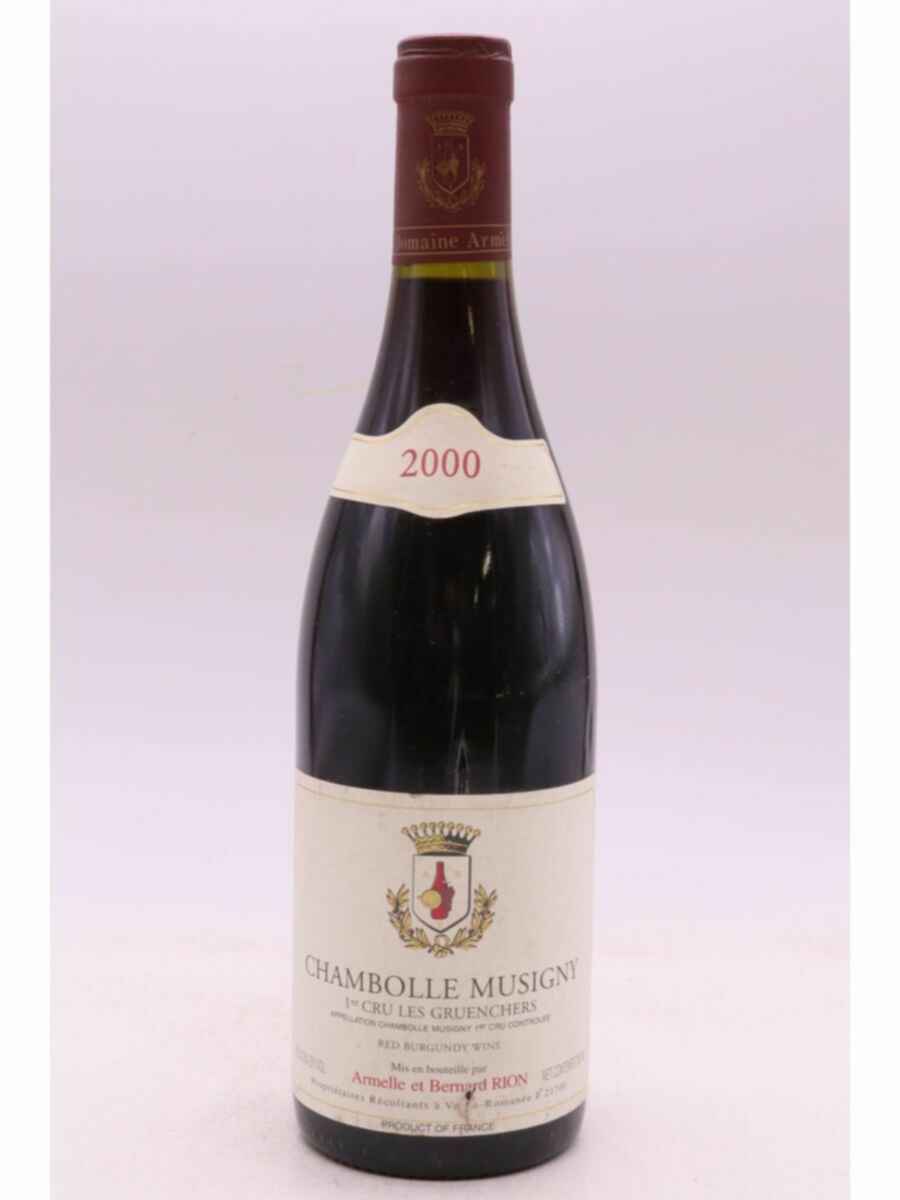 Armelle Et Bernard Rion Chambolle Musigny 1er Cru Les Gruenchers, 2000