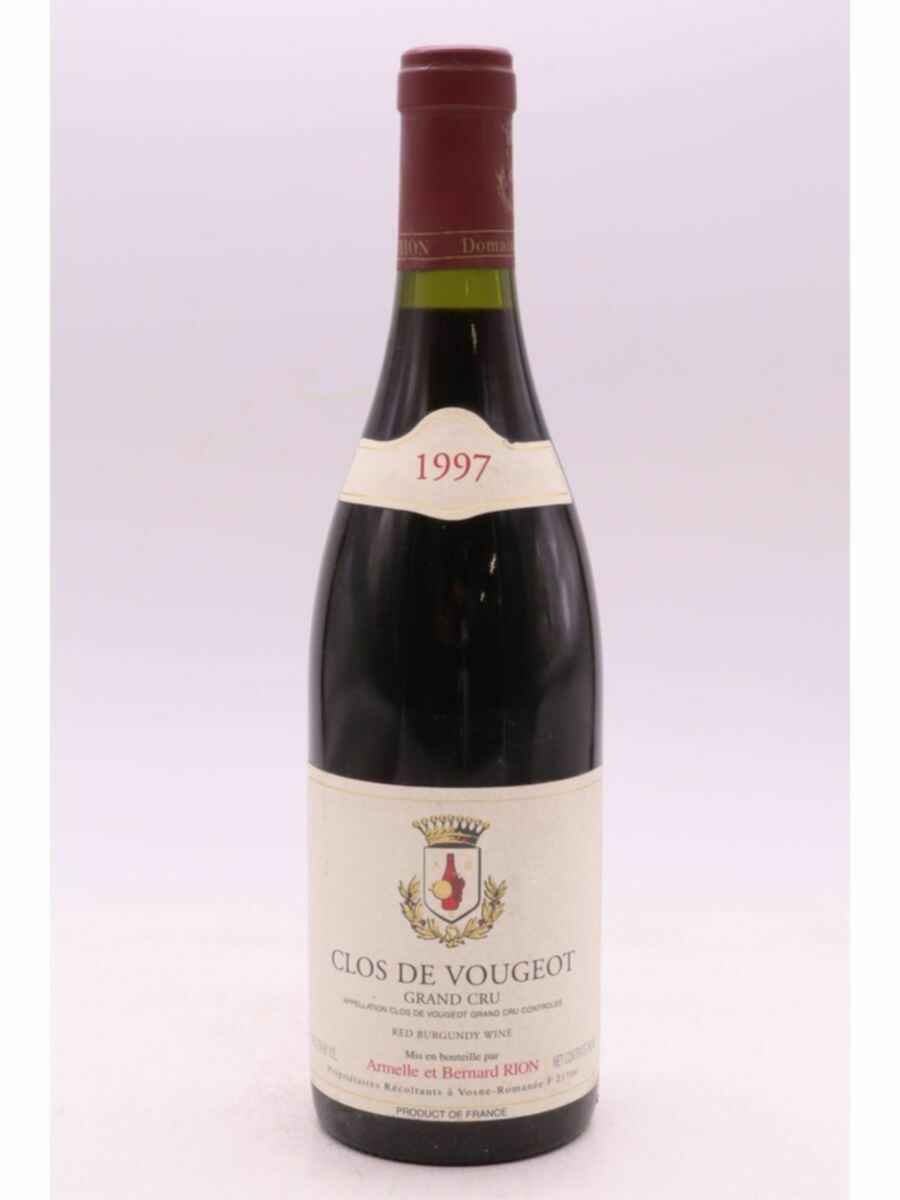 Armelle Et Bernard Rion Clos Vougeot Grand Cru, 1997