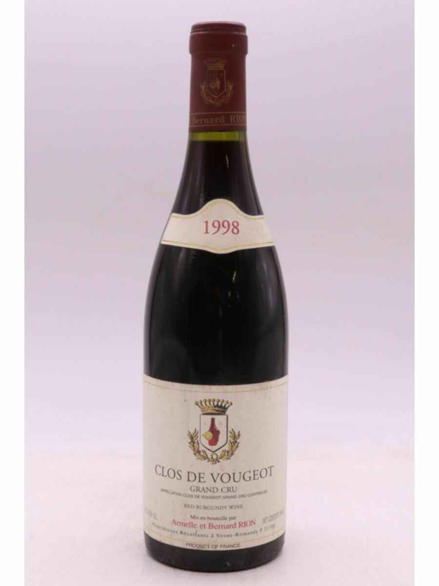 Armelle Et Bernard Rion Clos Vougeot Grand Cru, 1998