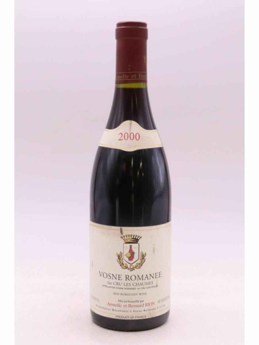 Armelle Et Bernard Rion Vosne Romanee 1er Cru Les Chaumes, 2000