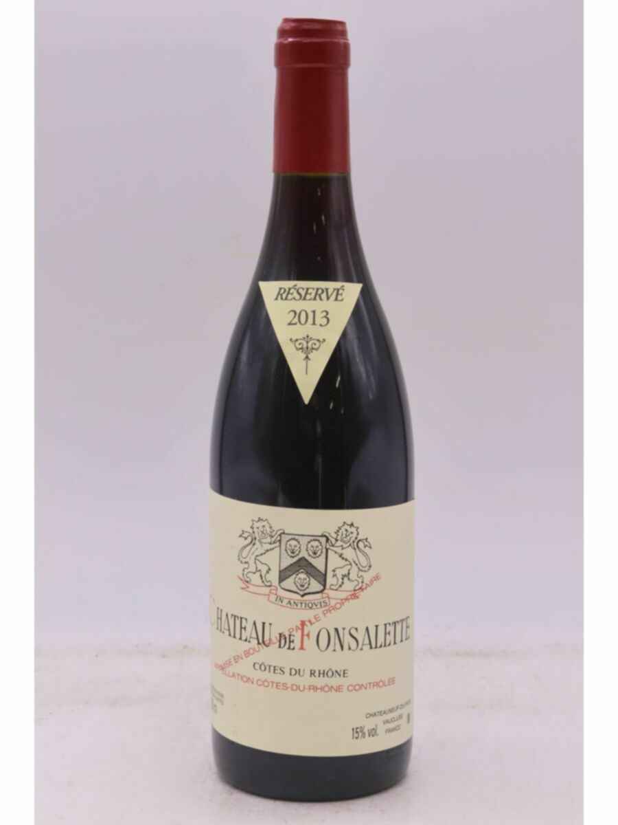 Rayas Chateau De Fonsalette Reserve 2013