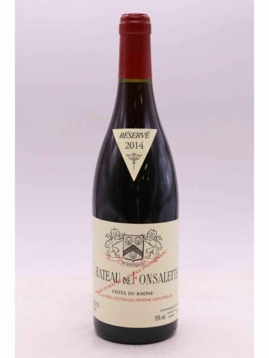 Rayas Chateau De Fonsalette Reserve 2014