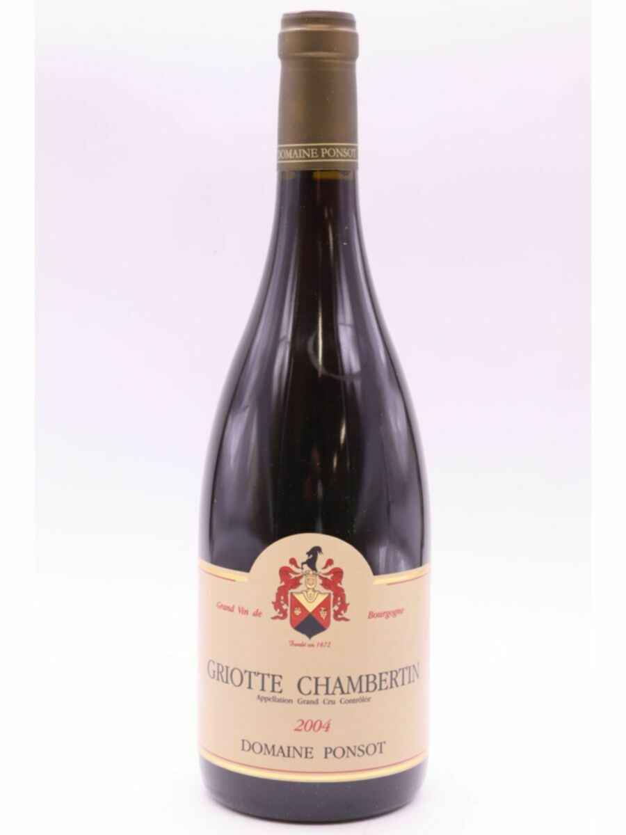 Ponsot Griotte Chambertin Grand Cru 2004