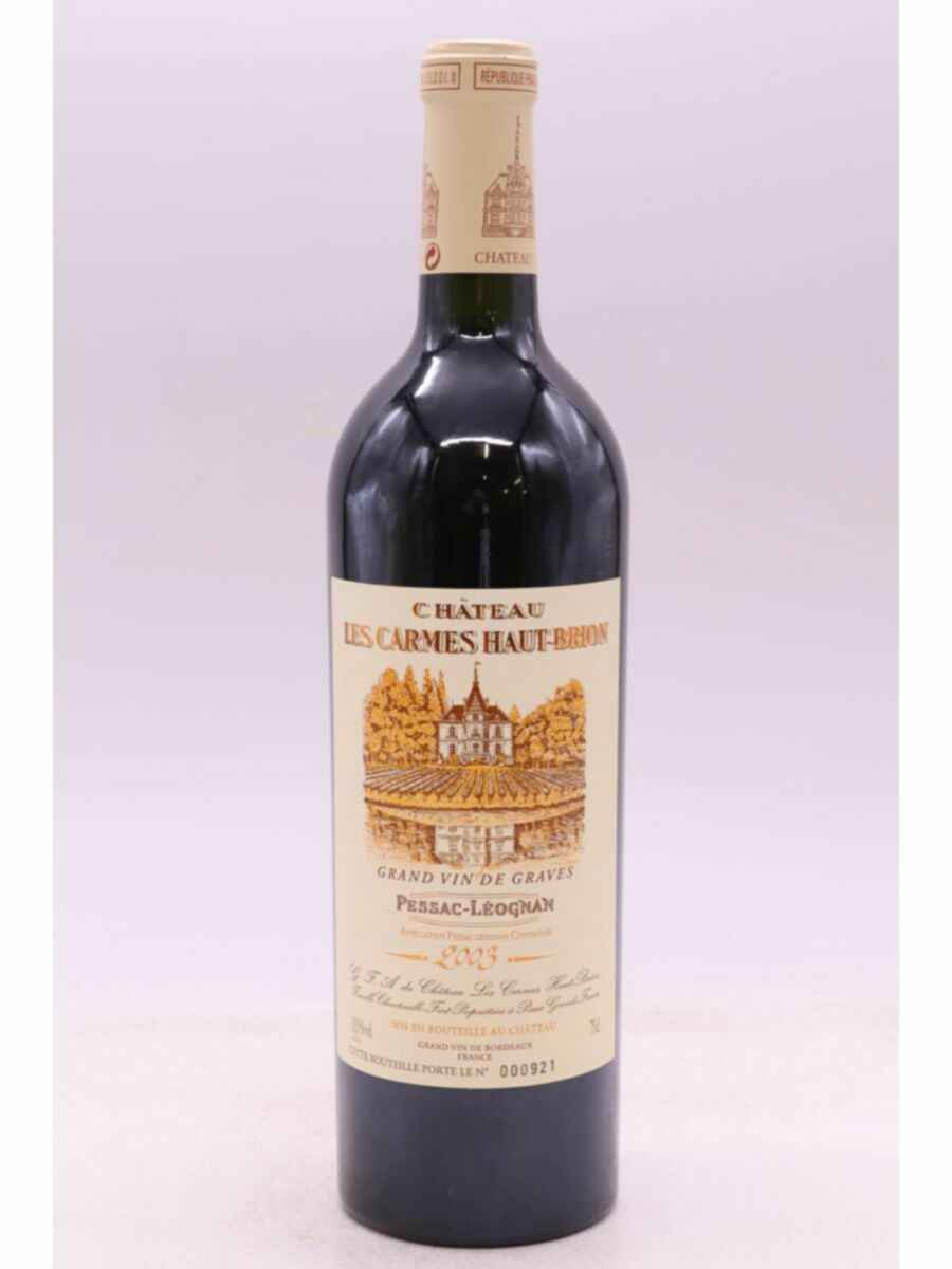 Chateau Les Carmes Haut Brion, 2003