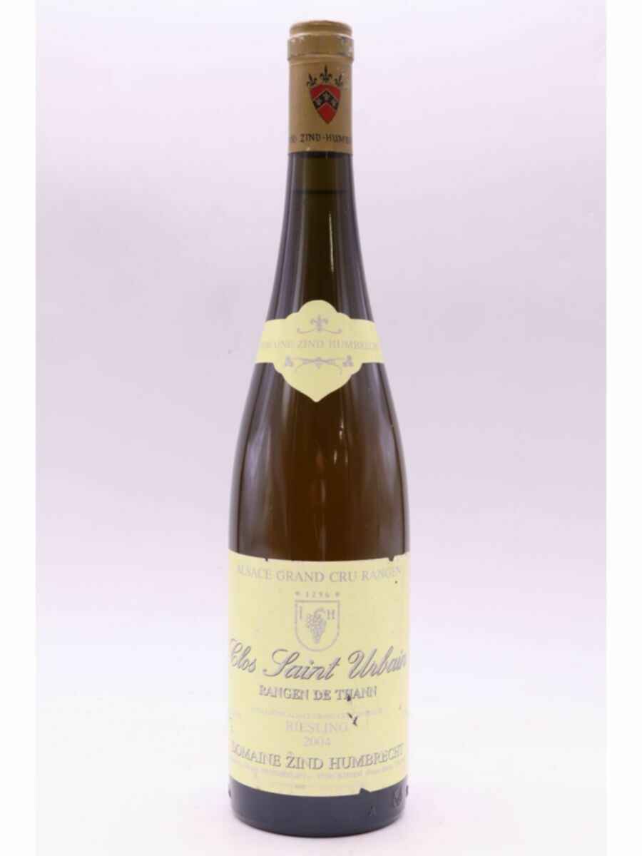 Zind Humbrecht Riesling Rangen De Thann Clos Saint Urbain Grand Cru 2004