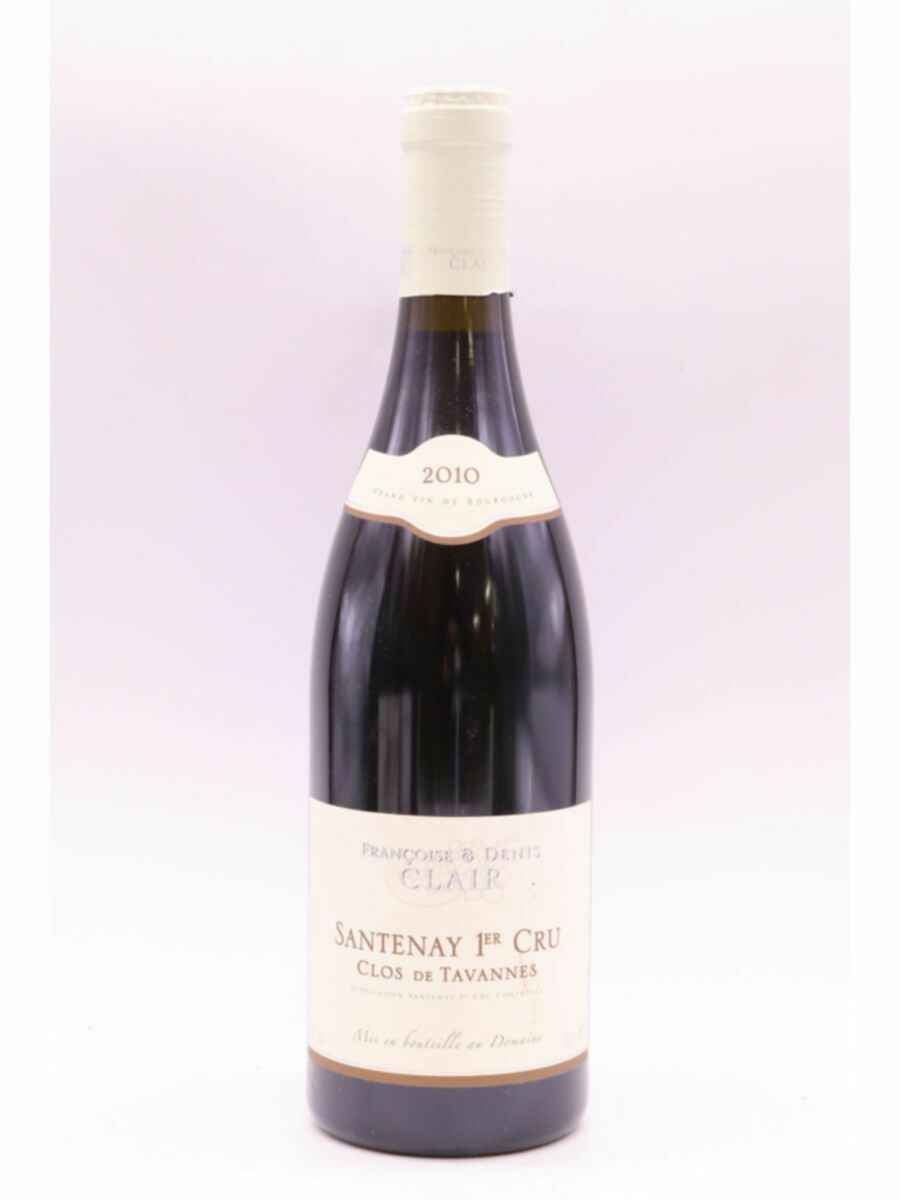 Francoise Et Denis Clair Santenay Clos De Tavannes 1er Cru 2010