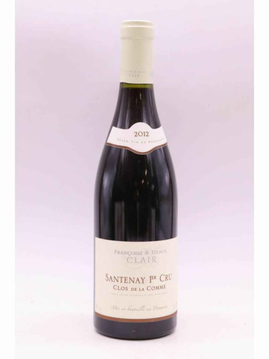 Francoise Et Denis Clair Santenay Clos De La Comme 1er Cru 2012