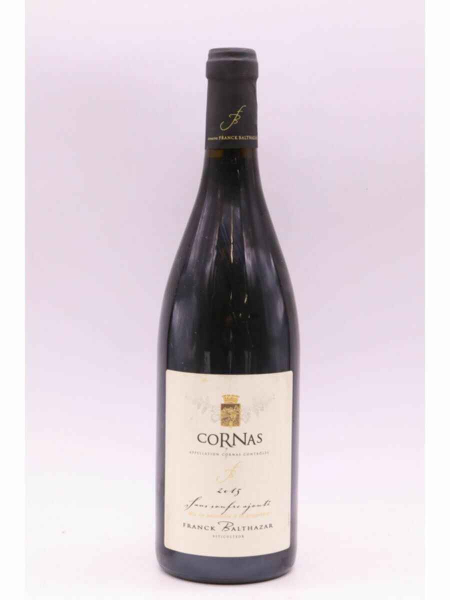 Franck Balthasar Cornas Cuvee Sans Souffre Ajouté 2015