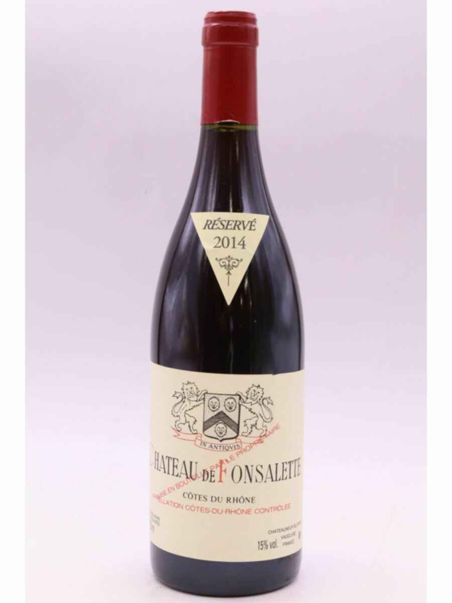 Rayas Chateau De Fonsalette Reserve 2014