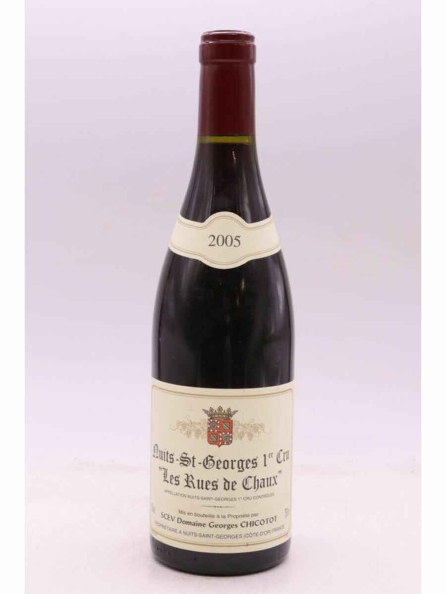 Georges Chicotot Nuits Saint Georges 1er Cru Les Rues De Chaux, 2005