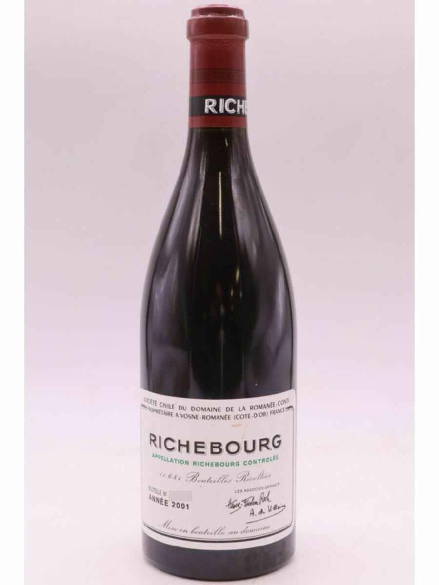 De La Romanee Conti Richebourg Grand Cru, 2001