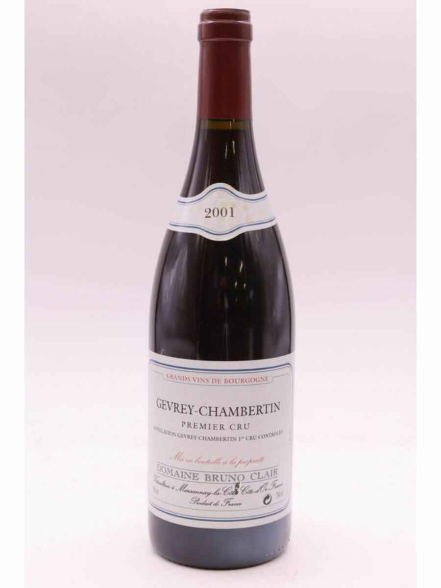 Bruno Clair Gevrey Chambertin 1er Cru, 2001