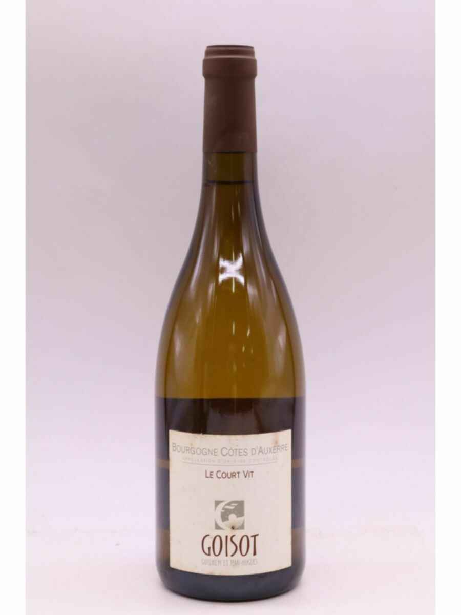 Goisot Bourgogne Cotes D'auxerre Le Court Vit Blanc, 2020