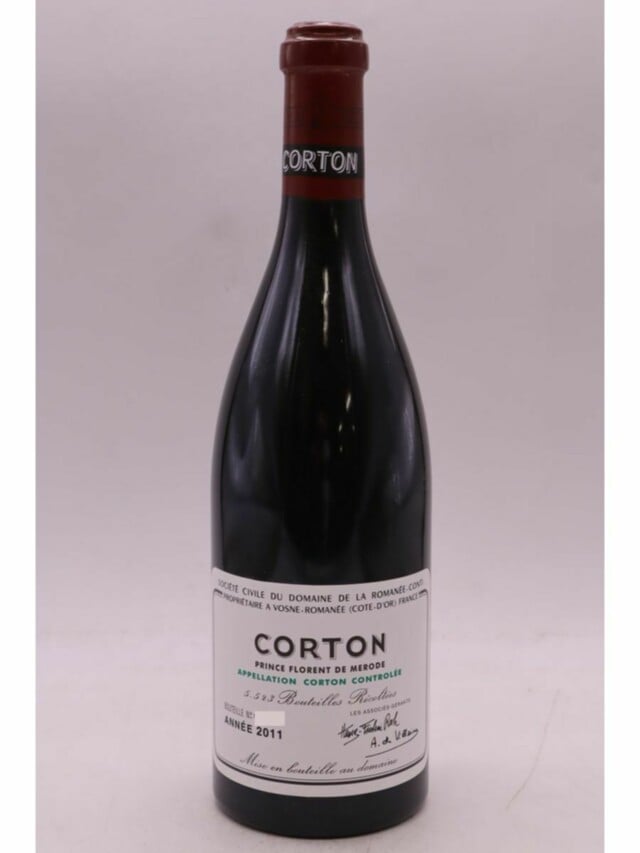 De La Romanee Conti Corton Grand Cru, 2011