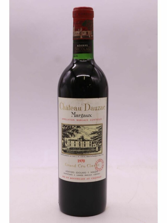 Chateau Dauzac, 1970