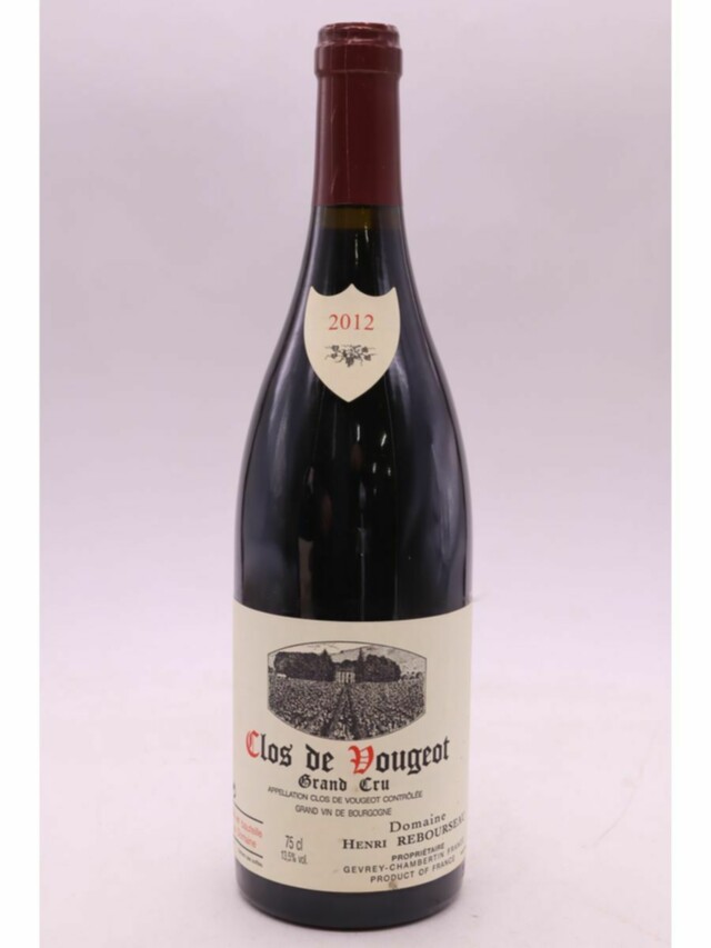 Henri Rebourseau Clos De Vougeot Grand Cru, 2012