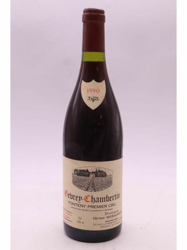 Henri Rebourseau Gevrey Chambertin Fonteny 1er Cru, 1990