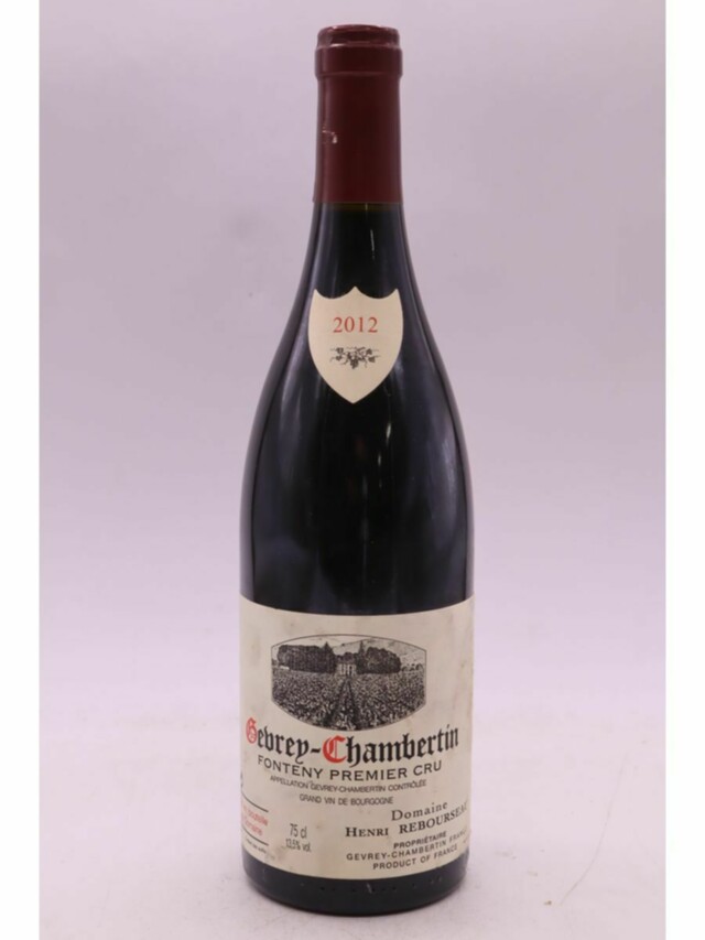 Henri Rebourseau Gevrey Chambertin Fonteny 1er Cru, 2012
