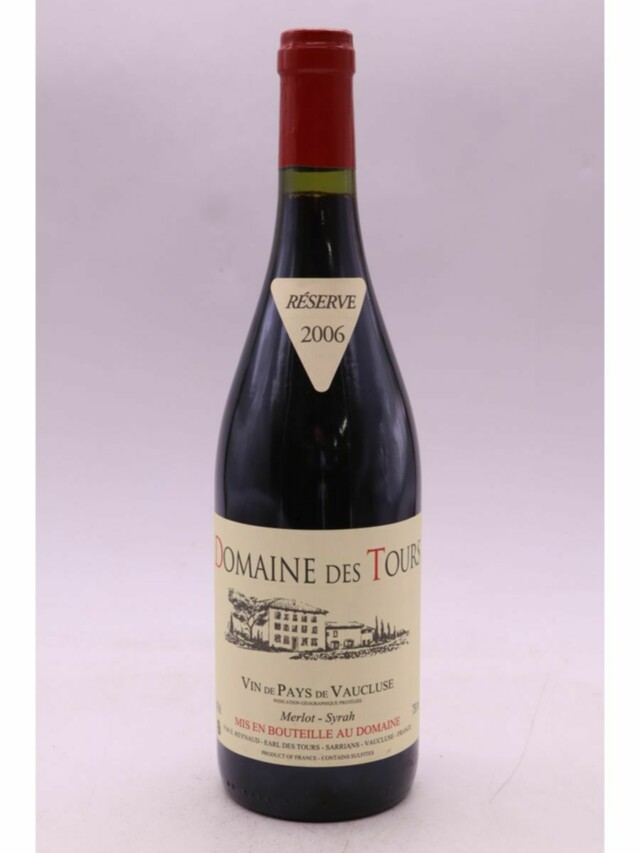 Rayas Domaine Des Tours Vaucluse Merlot-syrah Reserve, 2006