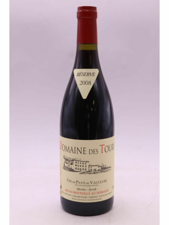 Rayas Domaine Des Tours Vaucluse Merlot-syrah Reserve, 2008