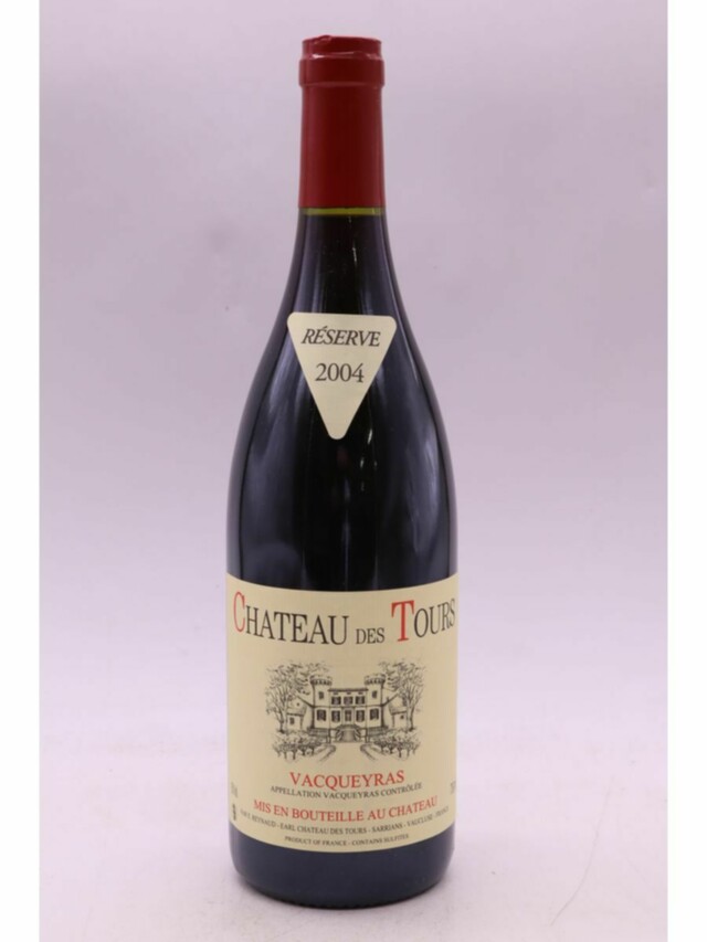 Rayas Chateau Des Tours Vacqueyras Rouge, 2004