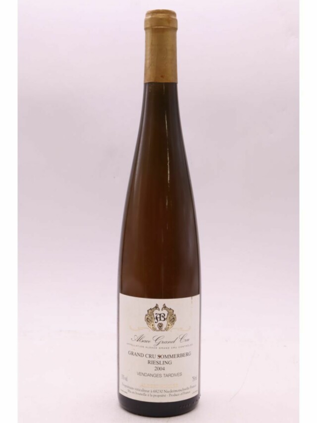 Albert Boxler Alsace Grand Cru Riesling Sommerberg Vendanges Tardives, 2004